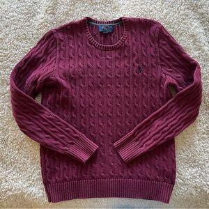 Ralph Lauren Cable Knit Sweater - Boys XL fits like women’s M/L